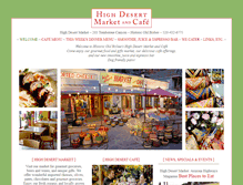 Tablet Screenshot of highdesertmarket.net